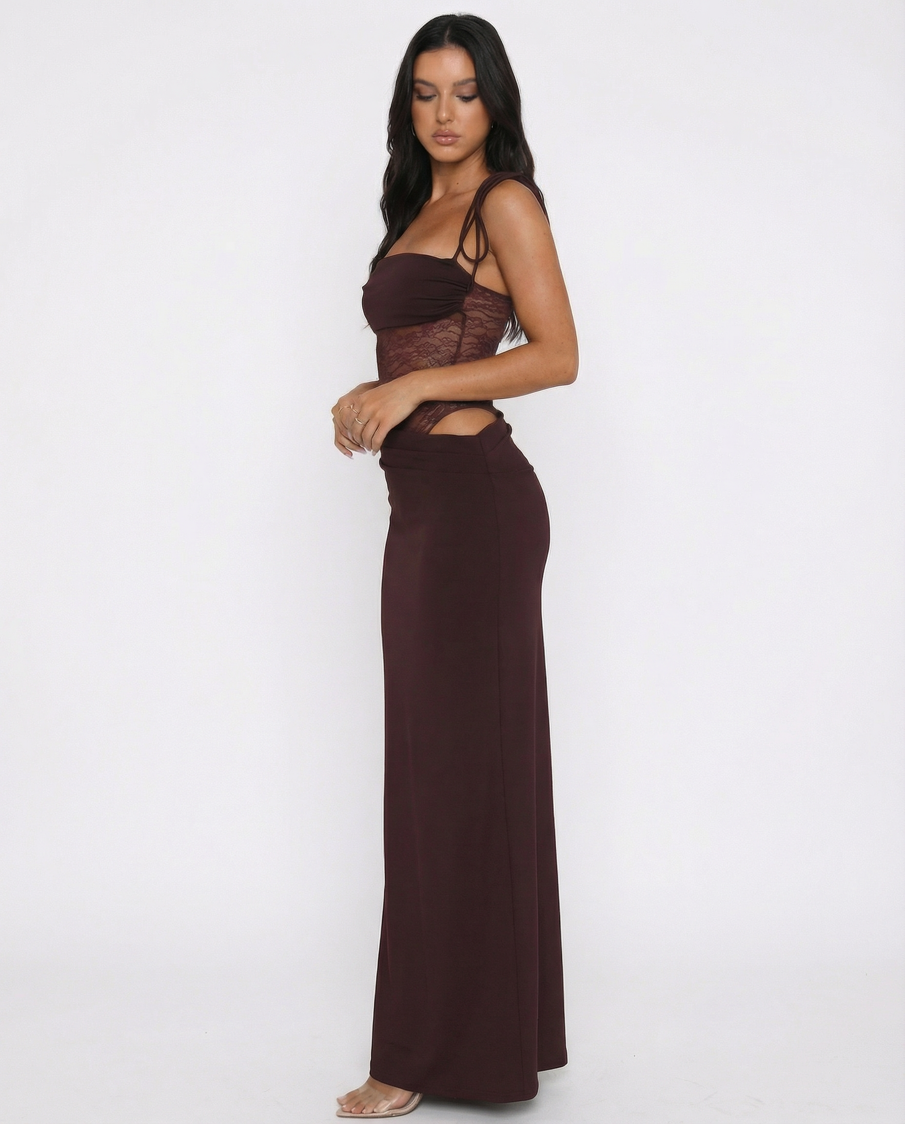 Lace Panel Maxi