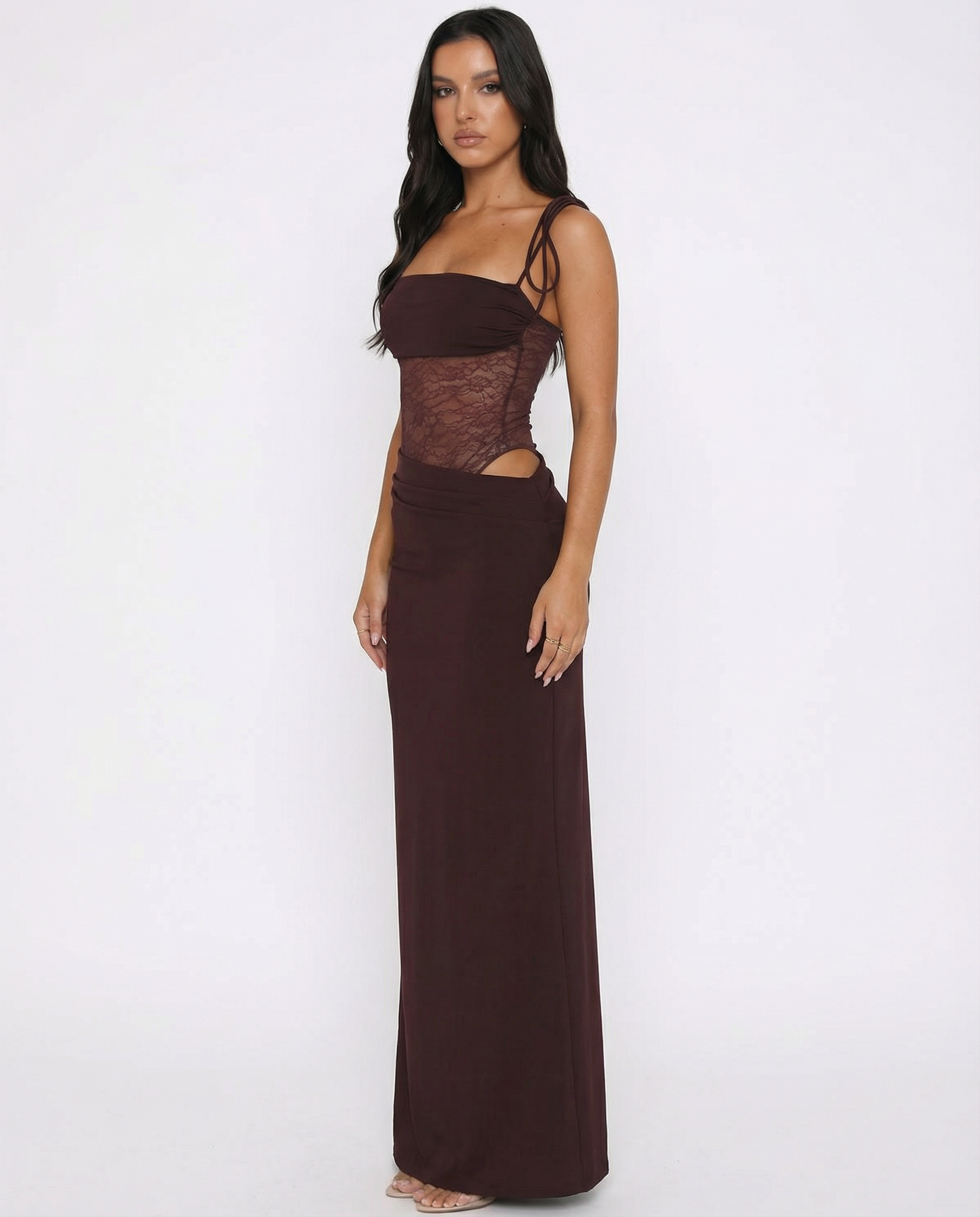 Lace Panel Maxi