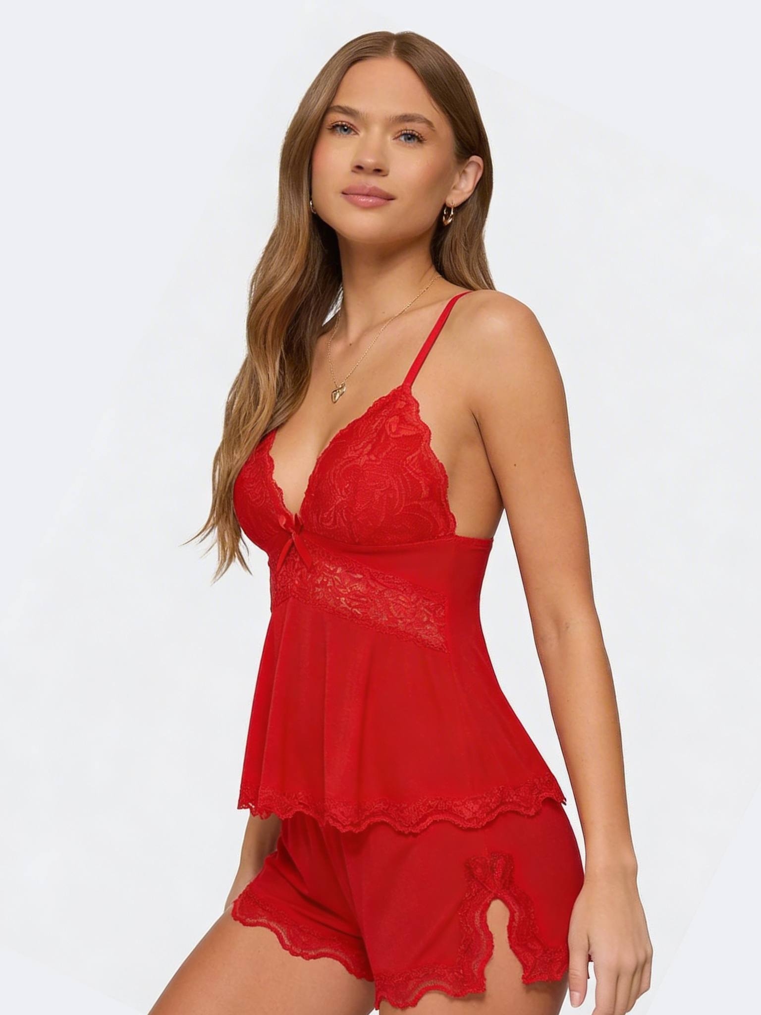 Midnight Kiss Lace Set