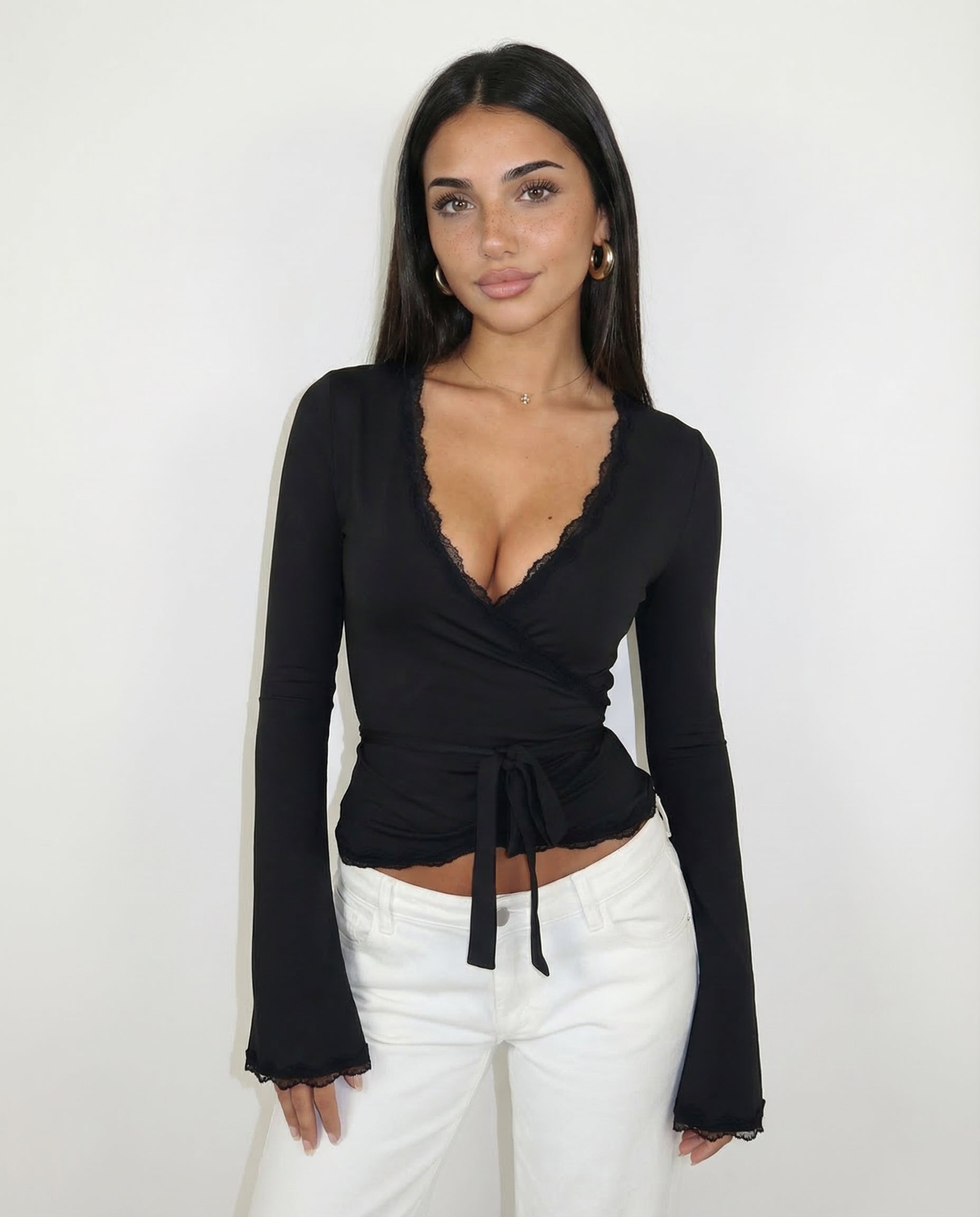Lace Wrap Top 
