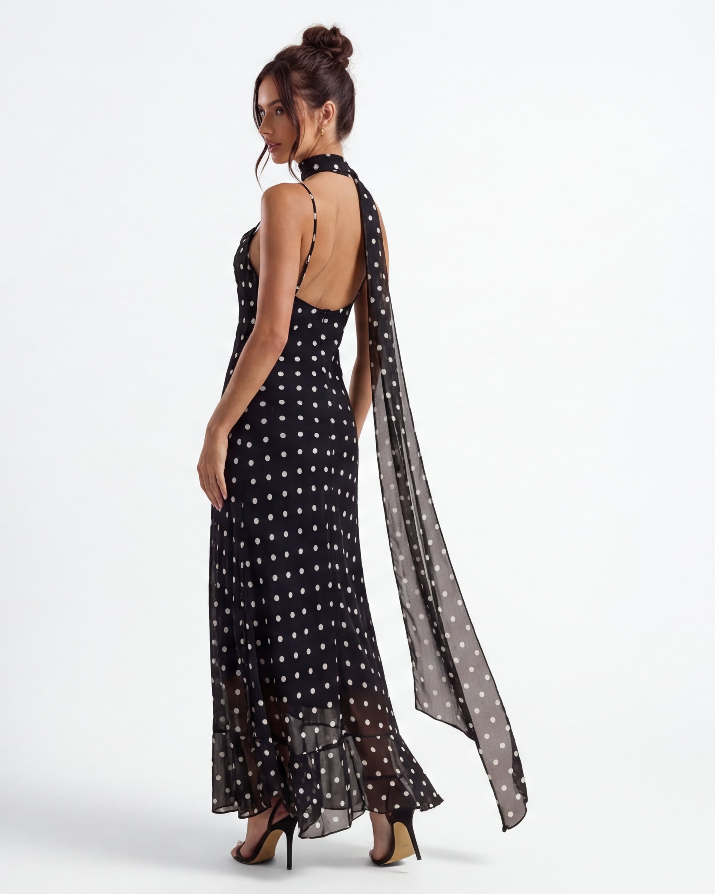 Noir Polka Maxi
