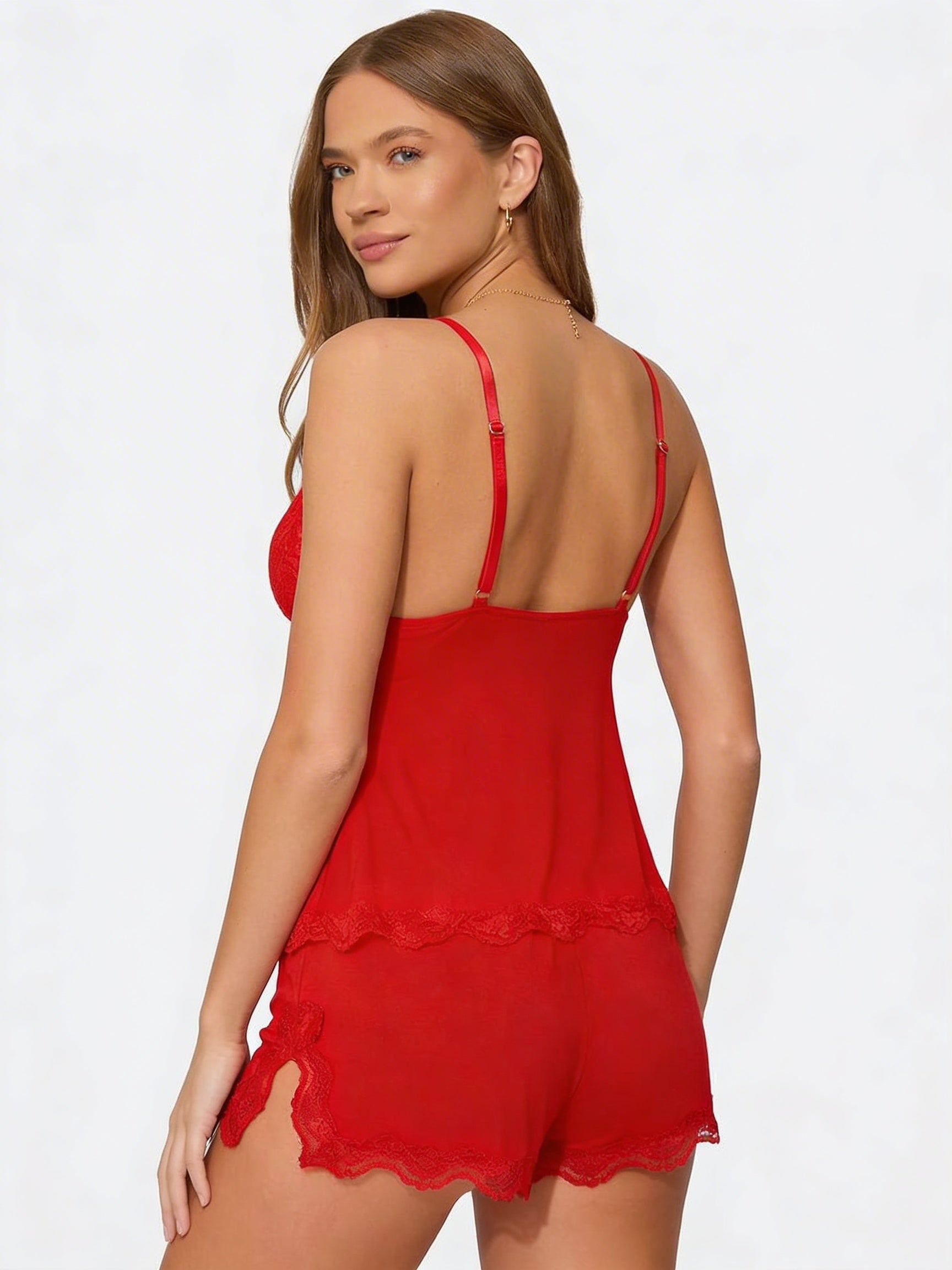 Midnight Kiss Lace Set